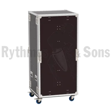 Rack vidéo 19" 15U + tablette coulissante + support écran 32" + 2 tables