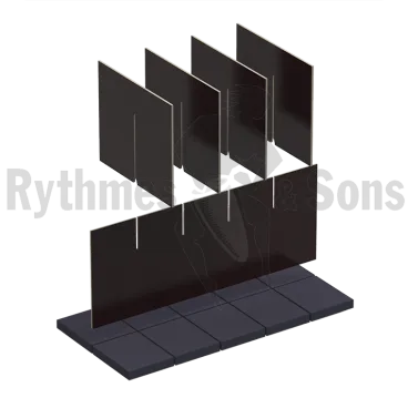 5x2 wood compartments + foam in the bottom for trunk 1200x600xH600