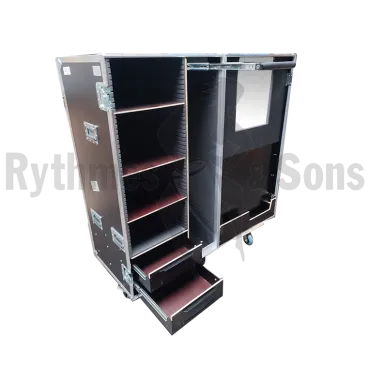 800x700xH1600 Wardrobe flight-case + interior feature