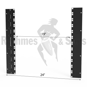 Produit Portillon de 24" à 19" 12U noir Image