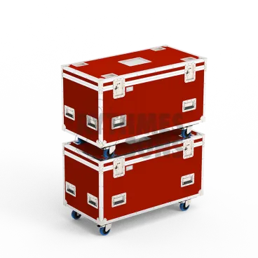 Malle Classique PVC Rouge (RAL 3020) 1200x600xH600