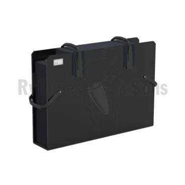 Etui OPEN-U® noir pour 1 à 2 écrans de 23" à 37"