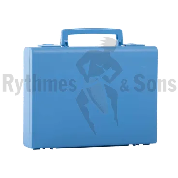 Produit Mallette transparente bleue dim. int. 219x158xH41 mm Image