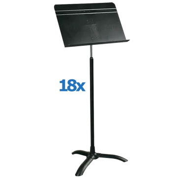 Lot de 18 pupitres MANHASSET® Symphony #48