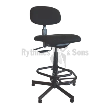 Chaise 2 reposes-pieds tubulaires RYTHMES & SONS pour contrebassiste