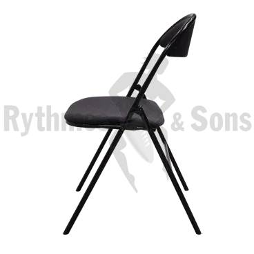 RYTHMES & SONS LILA® I Folding chair Gray Fabric