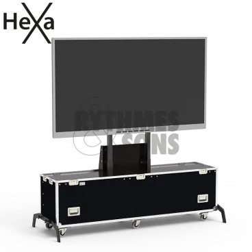 Produit Flight-case Classique avec élévateur électrique pour écran 75" à 98" Image