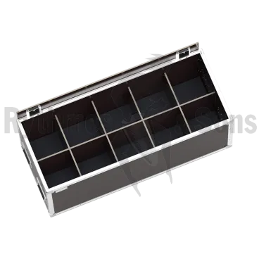 Flight-case OPENROAD® 1200x500xH500 pour 10 (5x2) projecteurs