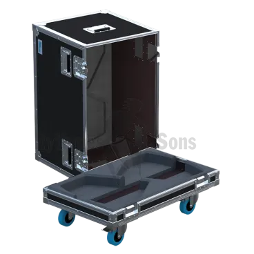 L-⁠ACOUSTICS 112P Flight case pour 2 enceintes