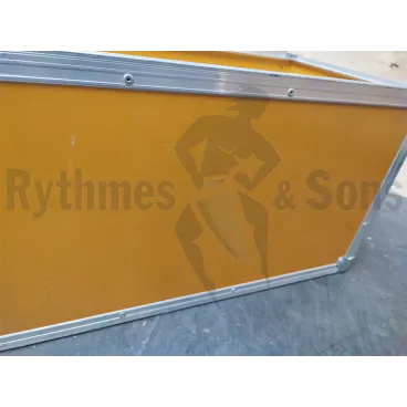 800x400xH400 Malle OPENROAD® jaune sans roulettes