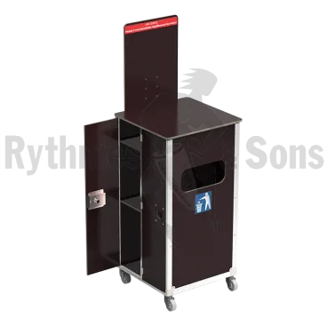 Borne et comptoir d'accueil mobile