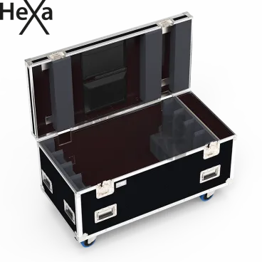 Flight-case pour 4 rampes CHAUVET COLORado PXL Bar 16 avec crochets