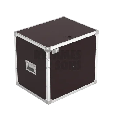 OpenRoad®+cloisons Flight-⁠case pour 1 à 2 écrans de 15" à 24" ou 1 écran+1 ordinateur (rayure)