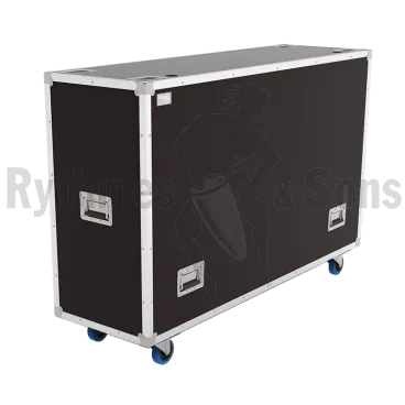 Flight-⁠case OpenRoad® Large pour 1 à 4 écrans de 52" à 60"