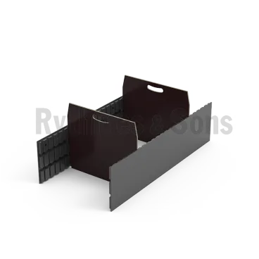 Produit Côtés rainurés composite + 2 cloisons pour malle 1200x600xH500 Image