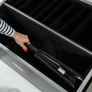 RYTHMES & SONS OPENROAD® Storage Flight case for 20 MANHASSET® Voyager #52  Music Stands