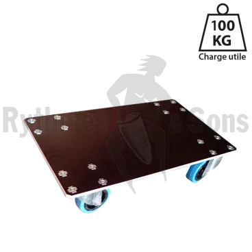 Plateau roulant "UPCYCLING" 600x350xE9mm