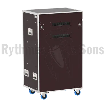 Trays rack for 20 conference units MXCW640 SHURE + Microphones + Access Point Receiver + Battery