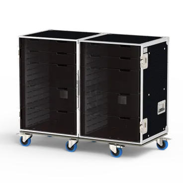 Flight-case rangement 1100x600xH800 pour accessoires