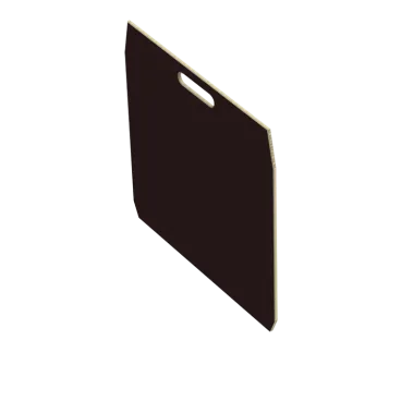 Cloison amovible bois L500xH500 pour kit rainuré bois