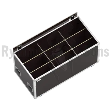Flight-case OPENROAD® 1200x600xH600 pour 9 (3x3) projecteurs