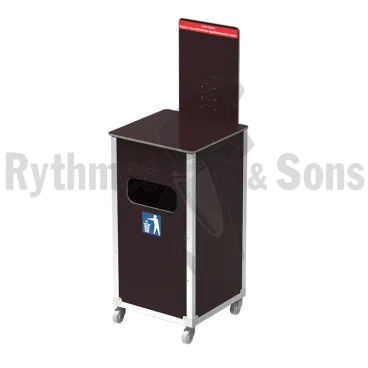 Borne et comptoir d'accueil mobile