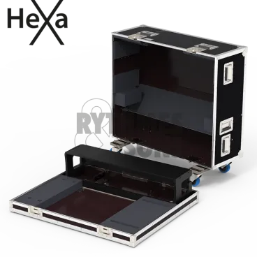 YAMAHA DM7, DM7-EX Flight case HEXA avec bac arrière pour console de mixage numérique