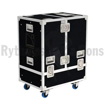 L-⁠ACOUSTICS A15 Focus, A15 Wide Double Flight case for 2 loudspeakers in line