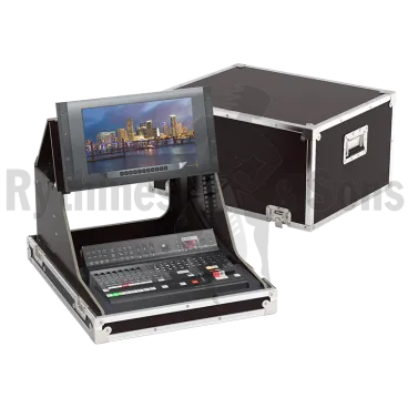 BLACKMAGIC ATEM Television Studio Pro 4K/HD Flight-⁠case pour 1 mélangeur + écran
