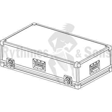 ADB/CLAY PAKY FREEDOM Flight case for lighting console