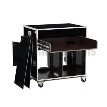 Produit Rack OPENROAD® 2x12U + tablette coulissante L91cm Image