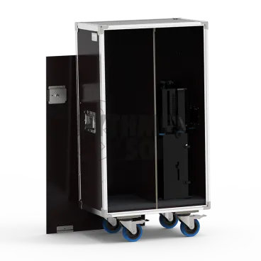 Produit Flight-⁠case OPENROAD® pour 2 projecteurs de découpes 613S, 613/614/663SX, ZEP-⁠643/644SX, DS101, DVW105, DW104/105, Source four LED Series 3 Lustr, Hyperion PR HY LED 200 ZW ADB/CLAY PAKY, ETC, ROBERT JULIAT, SPOTLIGHT Image