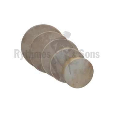 Sets of 5 frame drum with stitched natural heads