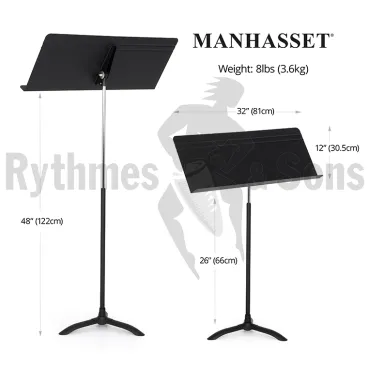 Large edge Music Stand MANHASSET® Fourscore #51