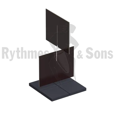 2x2 wood compartments + foam in the bottom for trunk 600x600xH600