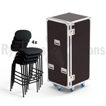 Produit RYTHMES & SONS Lot de 4 chaises KAIJA® + flight-case Image