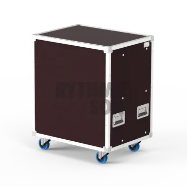 Flight-case OpenRoad® 800x600xH800 avec bacs et étagère amovibles pour accessoires