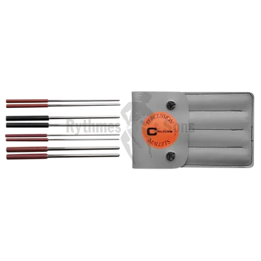 Jeu de 4 paires de battes de triangle acier CHALKLIN