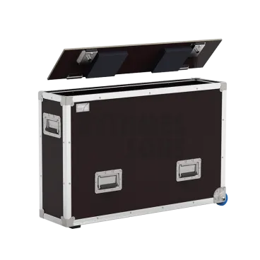 Flight-⁠case OpenRoad® Slim pour 1 à 2 écrans de 26" à 37"