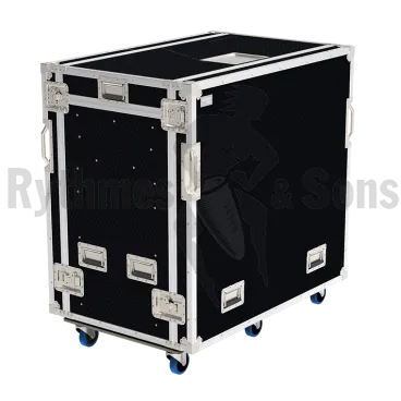 Rack vidéo 19" 2x16U + plateau + supports écrans 24"