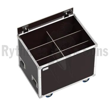 Flight-case OPENROAD® 800x600xH600 pour 6 (2x3) projecteurs