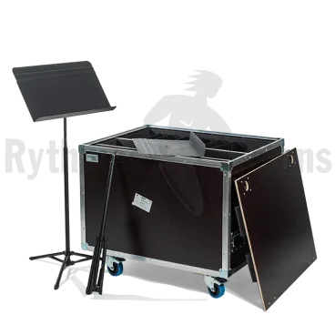 Produit RYTHMES & SONS Flight-⁠case rangement OPENROAD® pour 20 pupitres MANHASSET® Voyager #52 + 1 pup. de chef VICENZO® Image