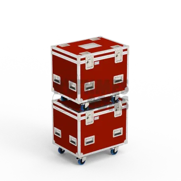 Malle Classique PVC Rouge (RAL 3020) 800x600xH600