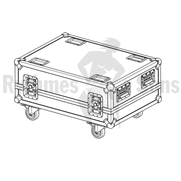 Flight-case pour vidéo projecteur PANASONIC PT-RZ670 Series
