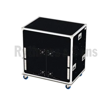 Rack OPENROAD® 2x12U + tablette coulissante L91cm