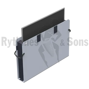 Etui OPEN-U® gris pour 1 écran de 40" à 55"