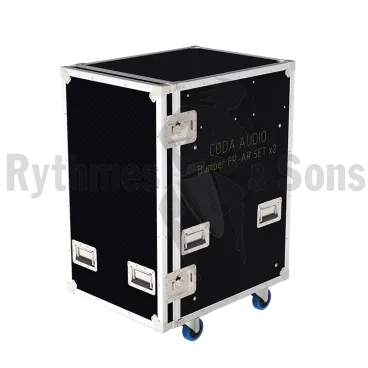 CODA FR-⁠AR SET, AiRAY, ViRAY, SC2 Flight case for 2 bumps