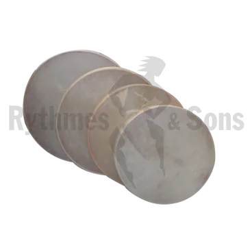 Sets of 4 frame drum with stitched natural heads