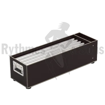 Stackable Box for 20 Ø50xL80cm stage platforms legs