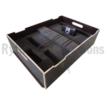 Trays rack for 18x SENNHEISER ADN D1 or C1 + 1 ADN CU1 central unit or 1 ADN PS alimentation